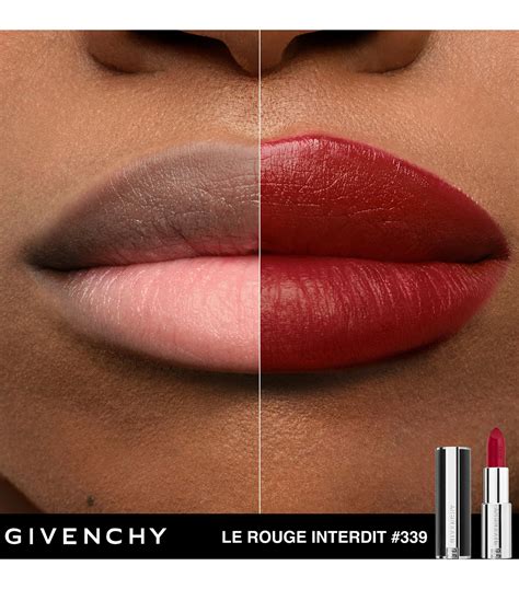 son givenchy le rouge 306|Givenchy le rouge interdit intense.